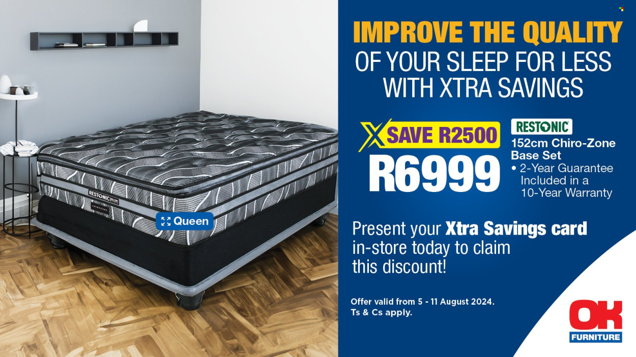 OK Furniture specials - 05/08/2024 - 11/08/2024. Page 1