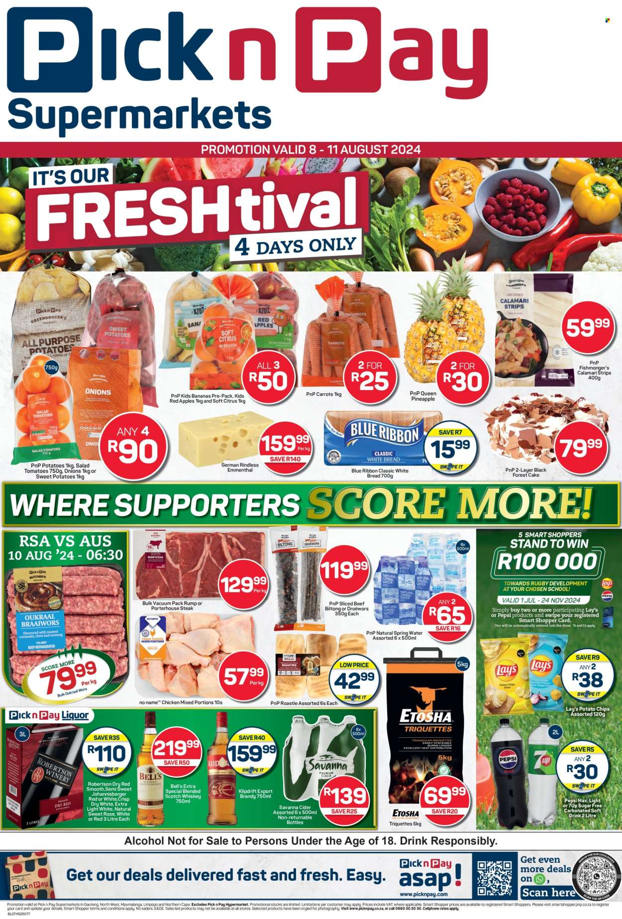 Pick n Pay Supermarket specials - 08/08/2024 - 11/08/2024. Page 1
