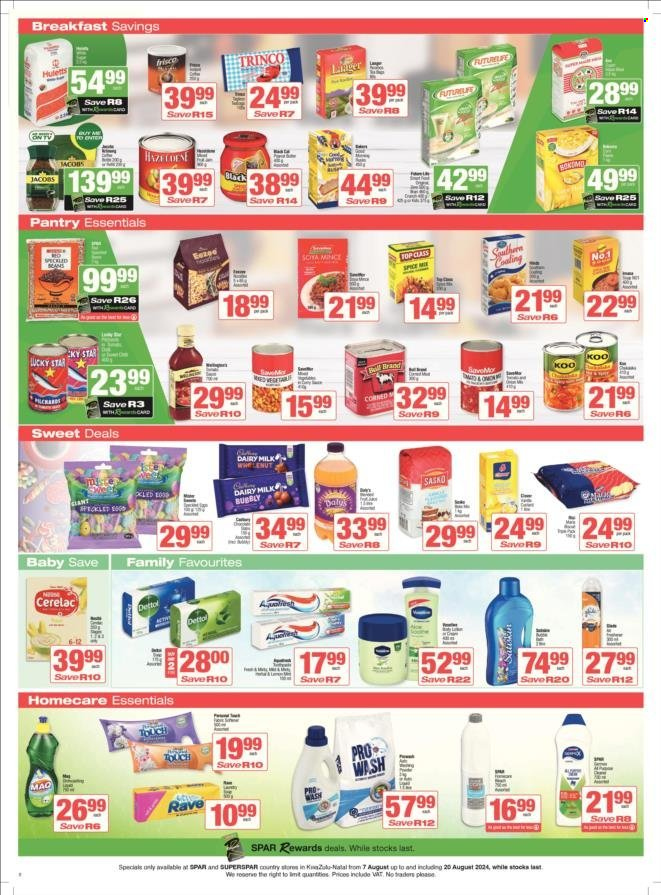 SPAR specials - 07/08/2024 - 20/08/2024. Page 2