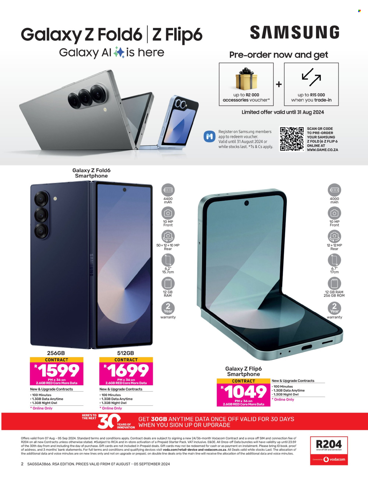 Game specials - 07/08/2024 - 05/09/2024. Page 2