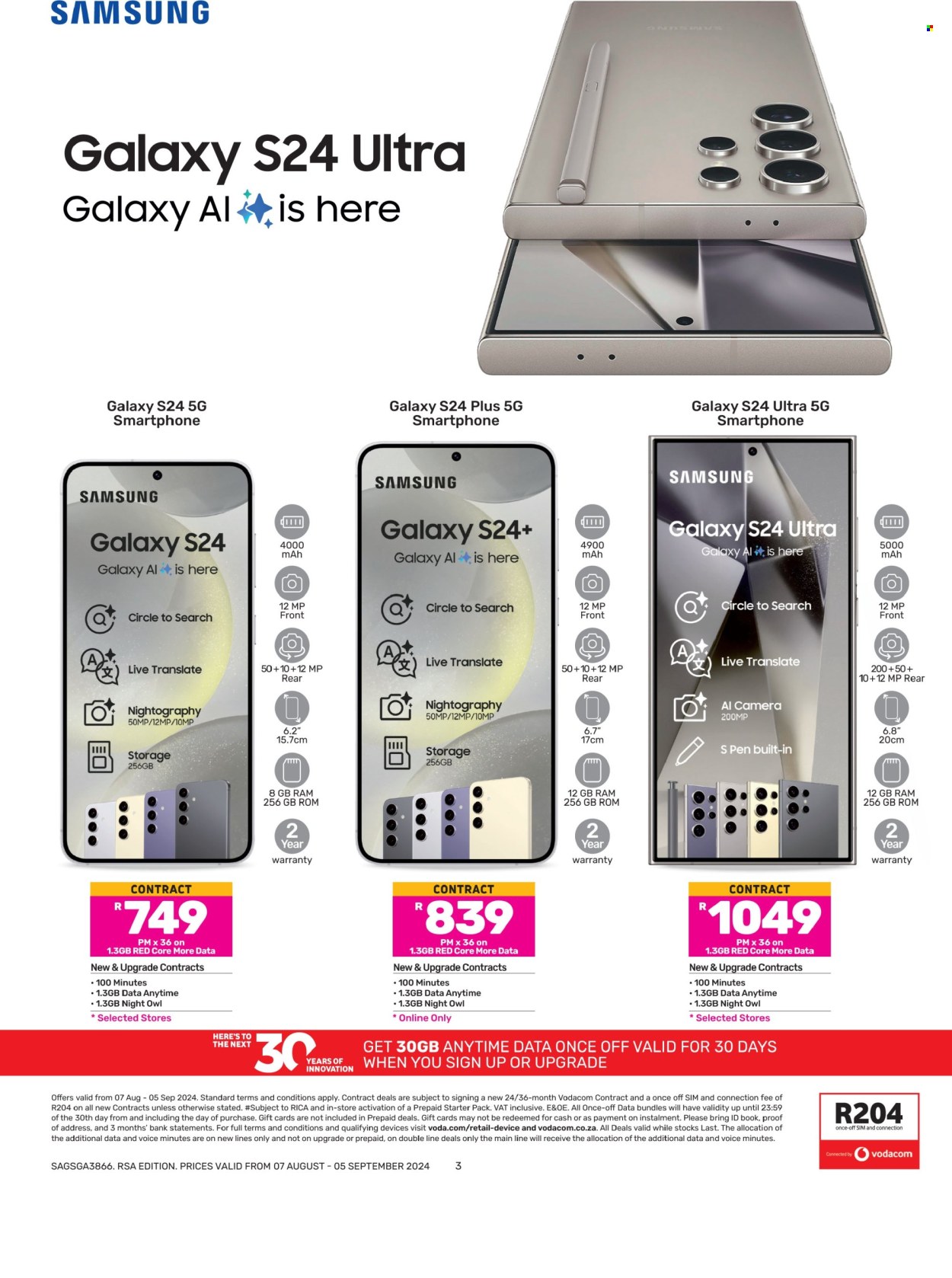 Game specials - 07/08/2024 - 05/09/2024. Page 3