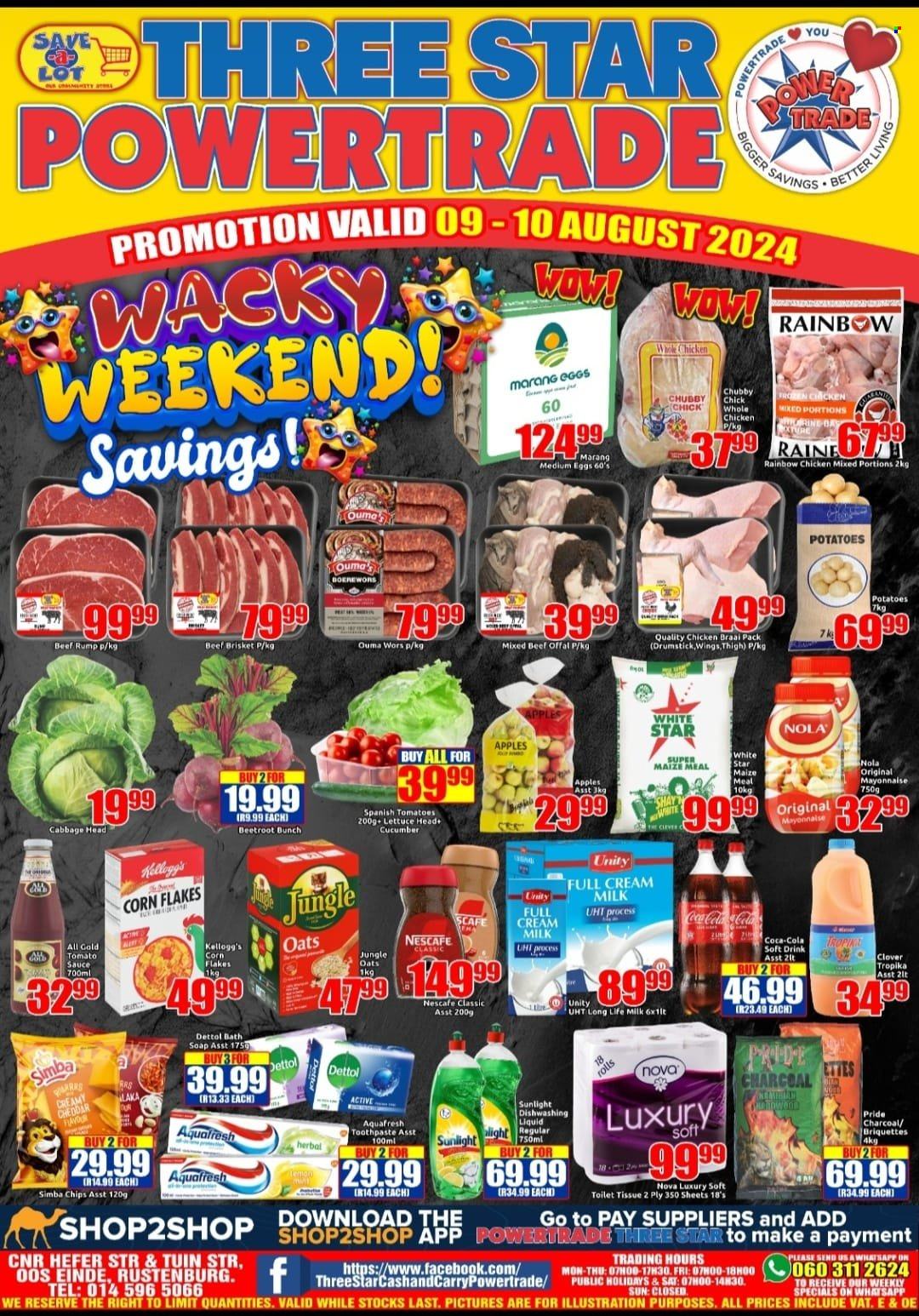 Three Star Cash and Carry specials - 09/08/2024 - 10/08/2024. Page 1