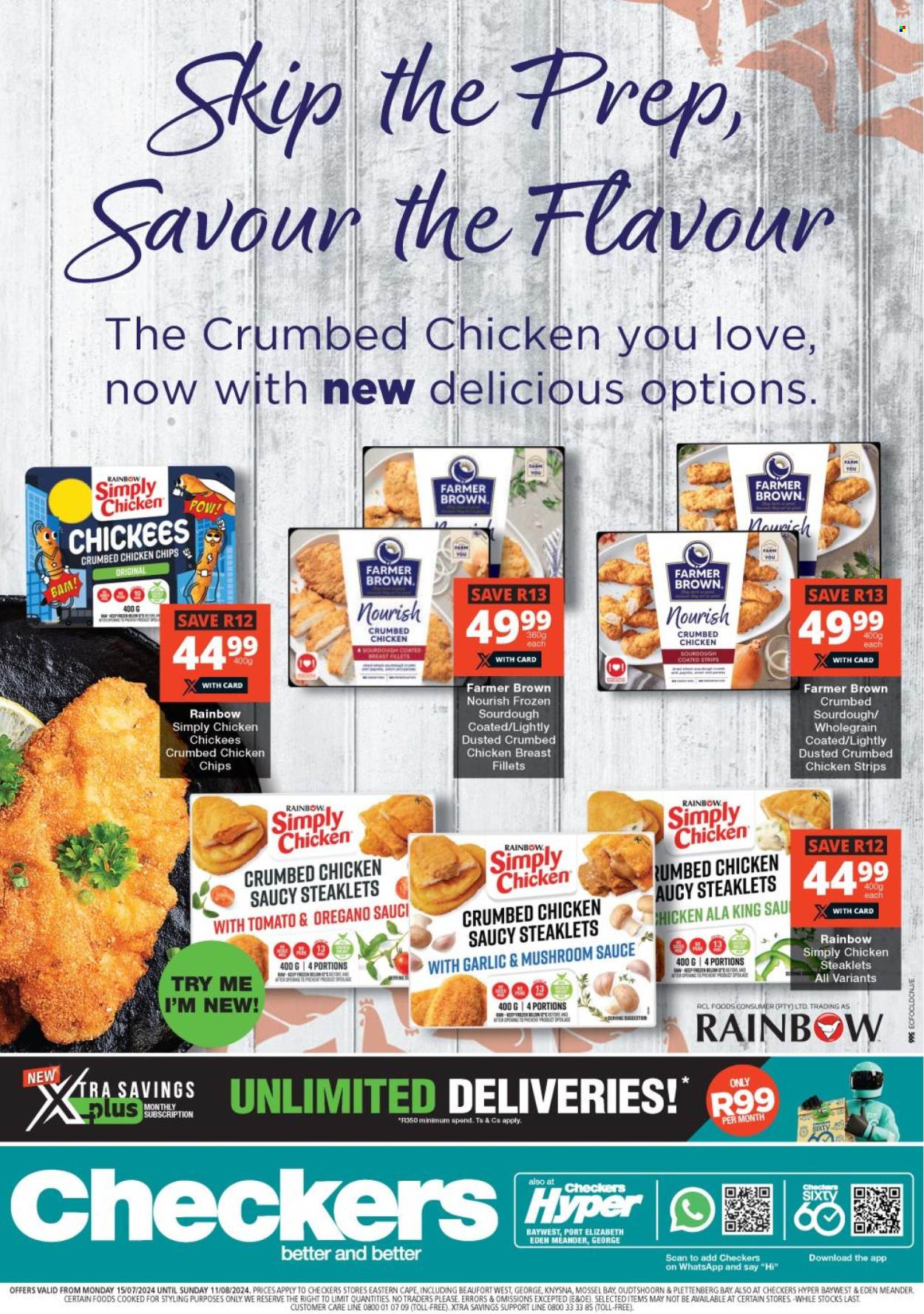 Checkers specials - 15/07/2024 - 11/08/2024. Page 1