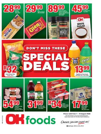 OK Foods catalogue  - 07/08/2024 - 18/08/2024.