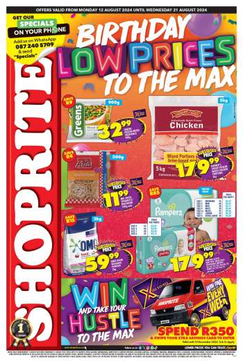 Shoprite catalogue  - 12/08/2024 - 21/08/2024.