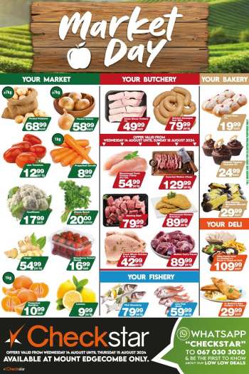 Checkstar catalogue  - 14/08/2024 - 15/08/2024.