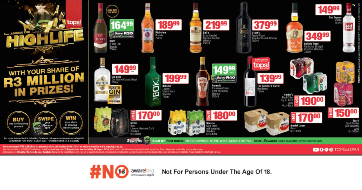 TOPS at SPAR specials - 15/08/2024 - 18/08/2024. Page 1