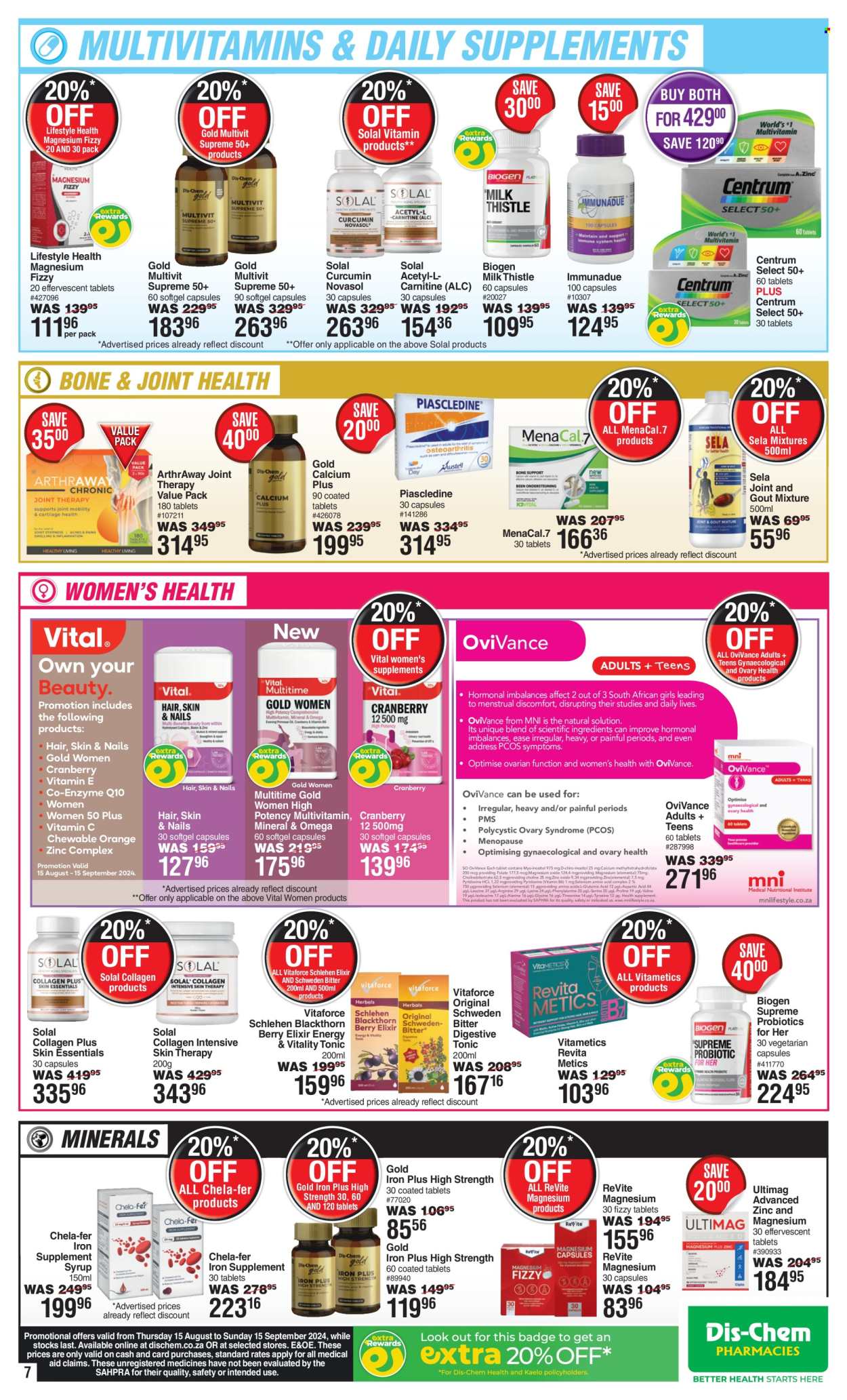 Dis-Chem specials - 15/08/2024 - 15/09/2024. Page 7