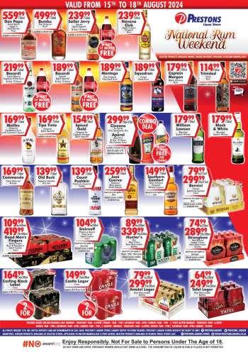 Prestons Liquor Stores catalogue  - 15/08/2024 - 18/08/2024.