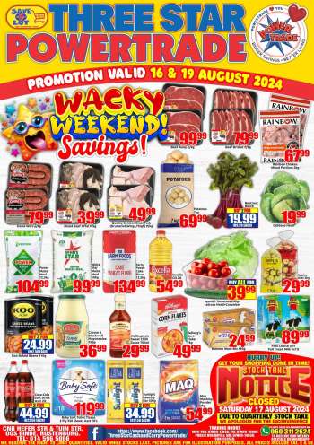 Three Star Cash and Carry catalogue  - 16/08/2024 - 19/08/2024.