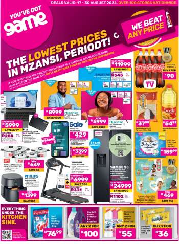 Game catalogue  - 17/08/2024 - 30/08/2024.