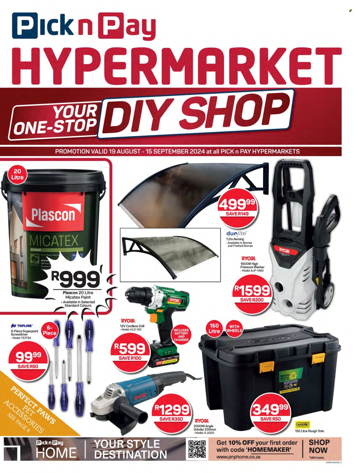 Pick n Pay Hypermarket specials - 19/08/2024 - 20/08/2024. Page 1