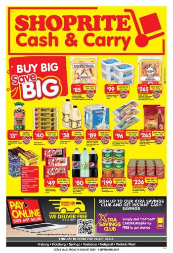 Shoprite catalogue  - 19/08/2024 - 01/09/2024.