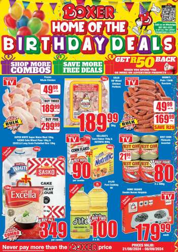 Boxer catalogue  - 21/08/2024 - 08/09/2024.