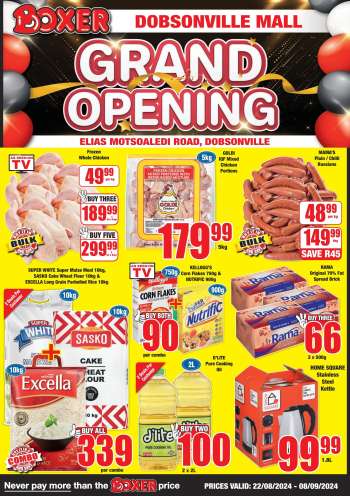 Boxer catalogue  - 22/08/2024 - 08/09/2024.