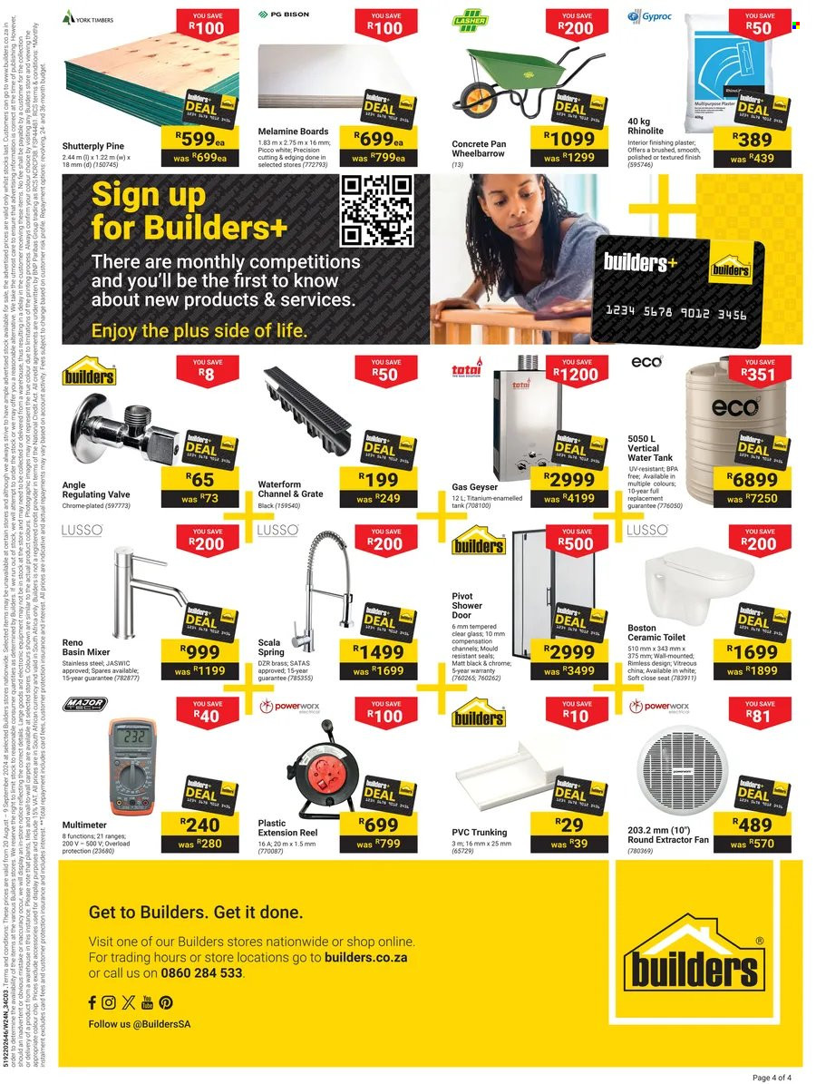 Builders specials - 20/08/2024 - 09/09/2024. Page 4