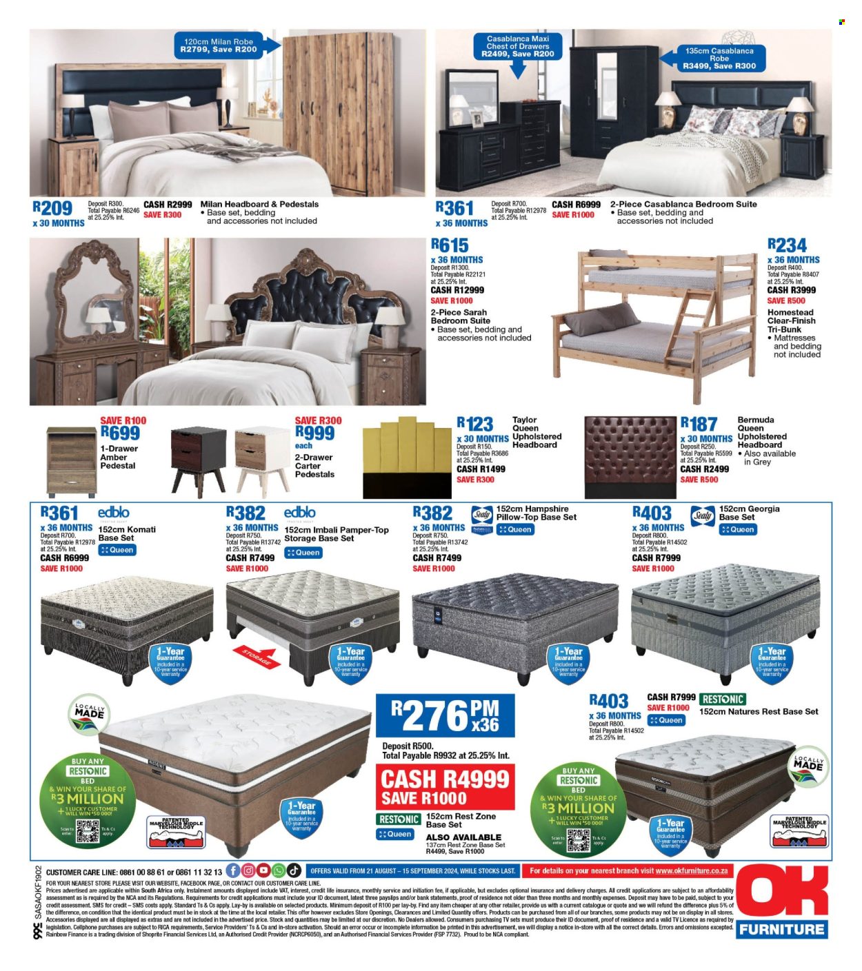 OK Furniture specials - 21/08/2024 - 15/09/2024. Page 8