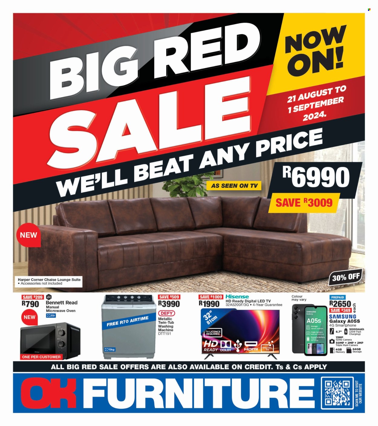 OK Furniture specials - 21/08/2024 - 01/09/2024. Page 1