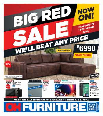 OK Furniture catalogue  - 21/08/2024 - 01/09/2024.