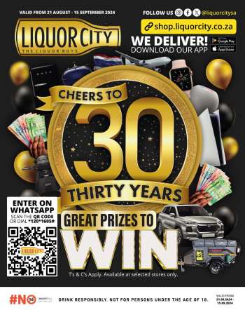 Liquor City catalogue  - 21/08/2024 - 15/09/2024.