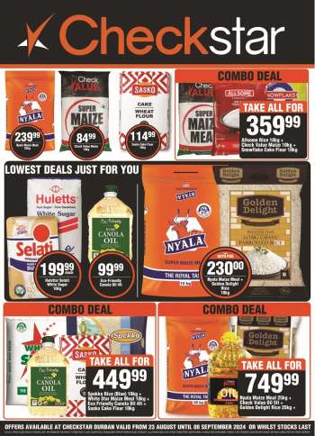 Checkstar catalogue  - 23/08/2024 - 08/09/2024.