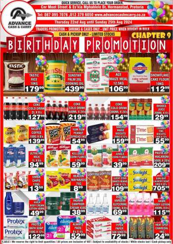 Advance Cash & Carry catalogue  - 22/08/2024 - 25/08/2024.