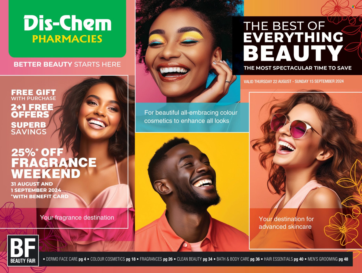 Dis-Chem specials - 22/08/2024 - 15/09/2024. Page 1