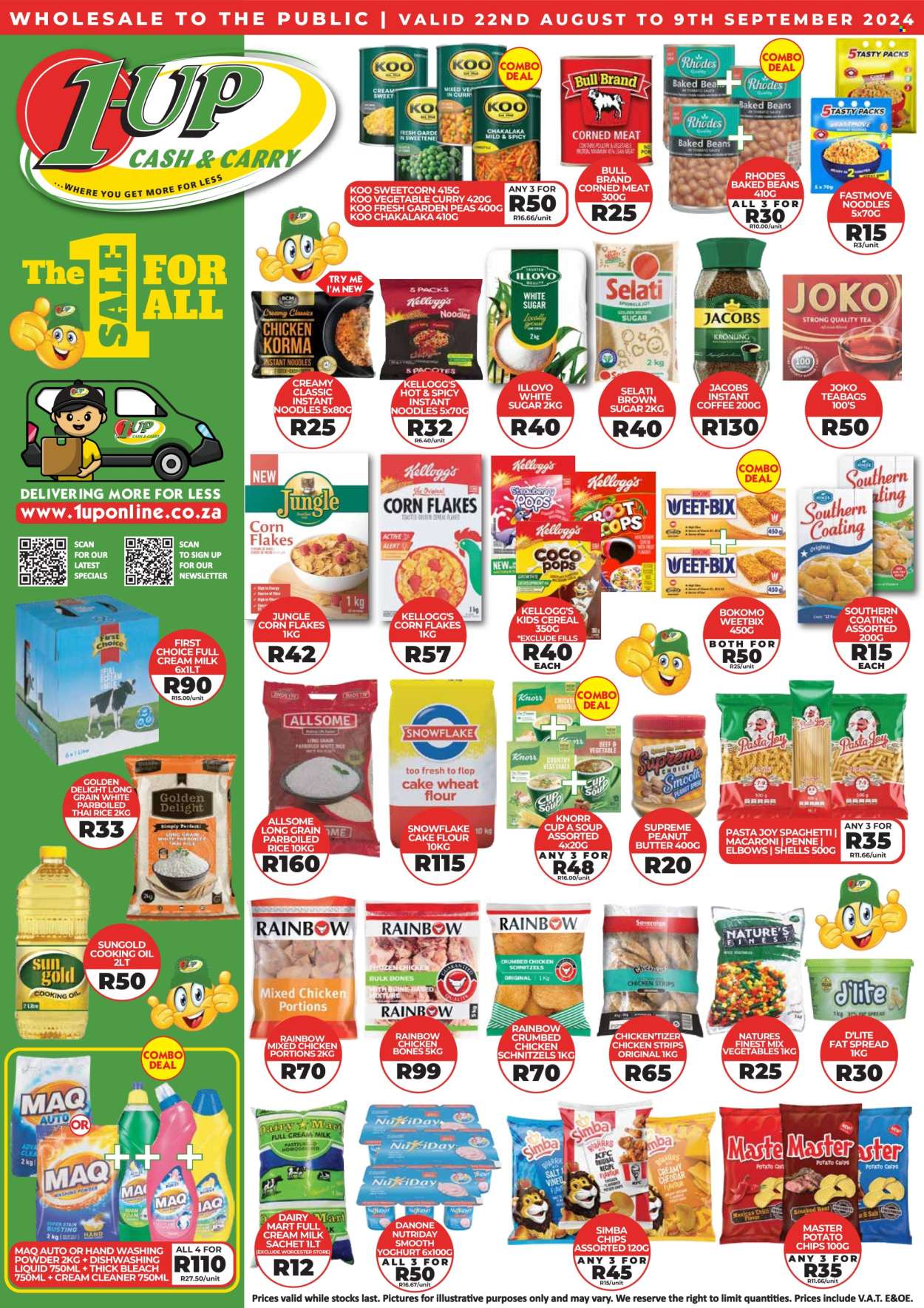 1UP Cash & Carry specials - 22/08/2024 - 09/09/2024. Page 1