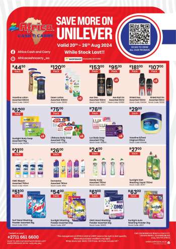 Africa Cash & Carry catalogue  - 20/08/2024 - 26/08/2024.