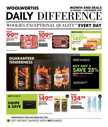 Woolworths catalogue  - 26/08/2024 - 08/09/2024.