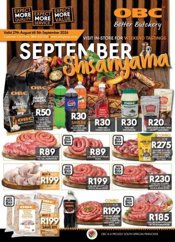 OBC catalogue  - 27/08/2024 - 05/09/2024.