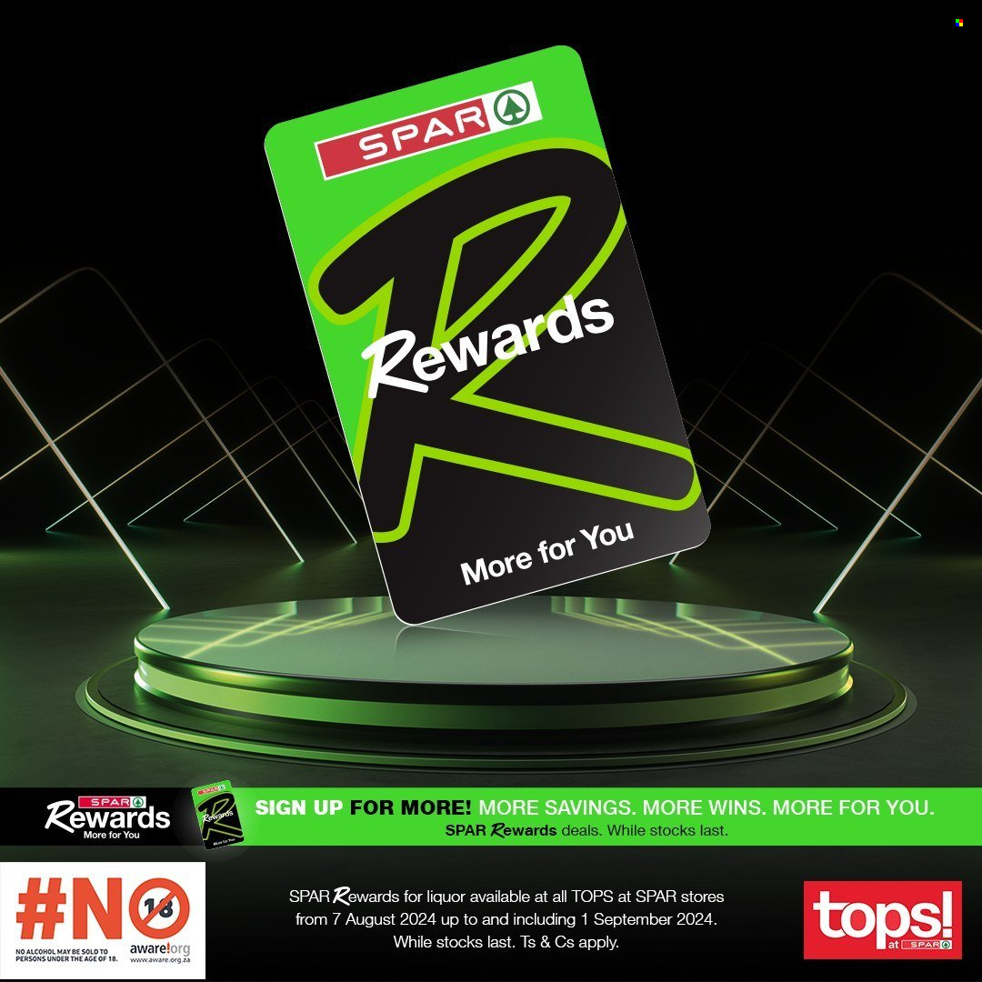 TOPS at SPAR specials - 07/08/2024 - 01/09/2024. Page 1