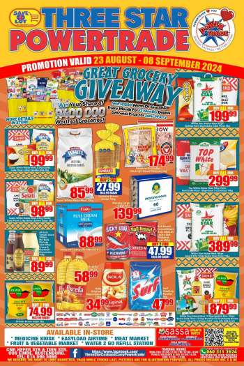 Three Star Cash and Carry catalogue  - 23/08/2024 - 08/09/2024.