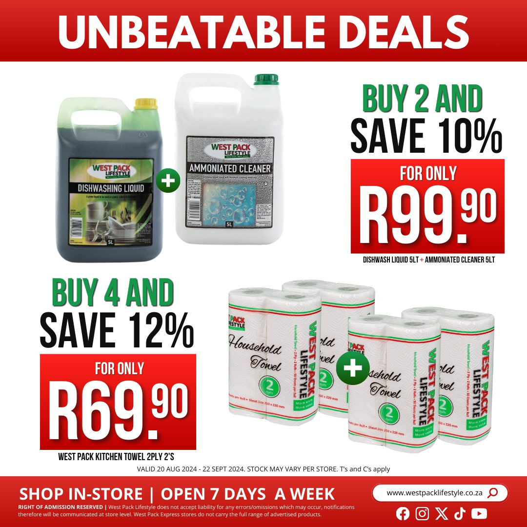 West Pack Lifestyle specials - 20/08/2024 - 22/09/2024. Page 24