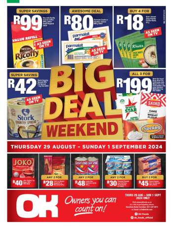 OK Foods catalogue  - 29/08/2024 - 01/09/2024.