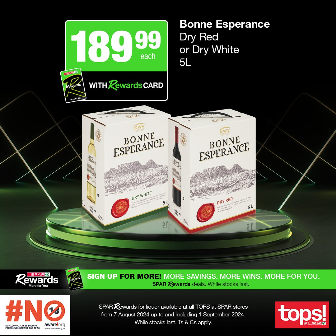 TOPS at SPAR specials - 07/08/2024 - 01/09/2024. Page 3