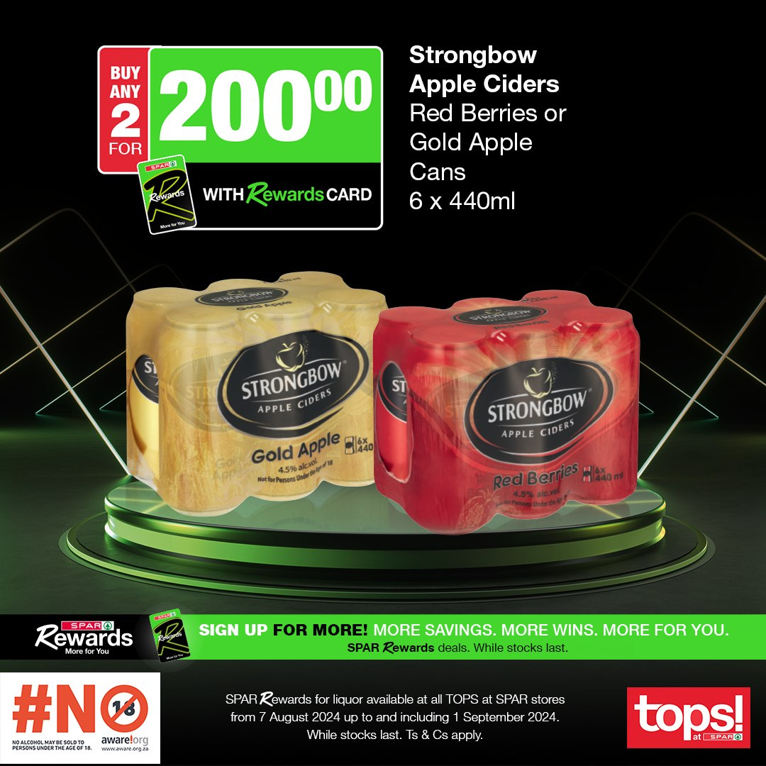TOPS at SPAR specials - 07/08/2024 - 01/09/2024. Page 8