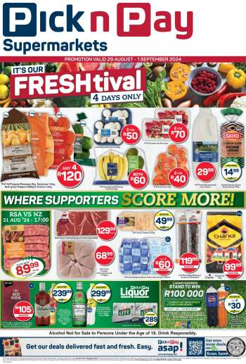 Pick n Pay Supermarket catalogue  - 29/08/2024 - 01/09/2024.