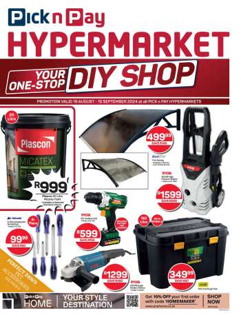 Pick n Pay Hypermarket catalogue  - 19/08/2024 - 15/09/2024.