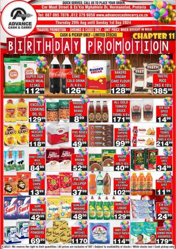 Advance Cash & Carry catalogue  - 29/08/2024 - 01/09/2024.