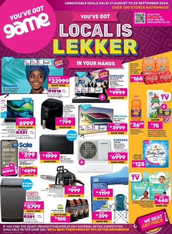 Game catalogue  - 31/08/2024 - 22/09/2024.