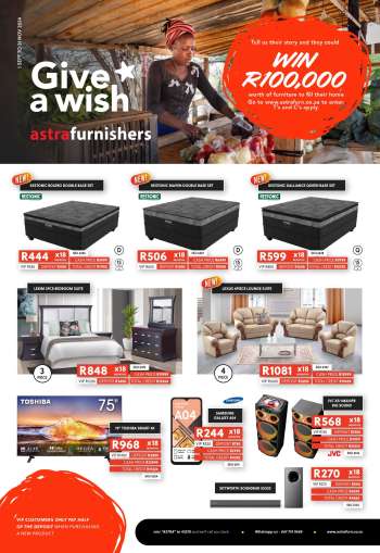 Astra Furnishers catalogue  - 01/09/2024 - 30/11/2024.