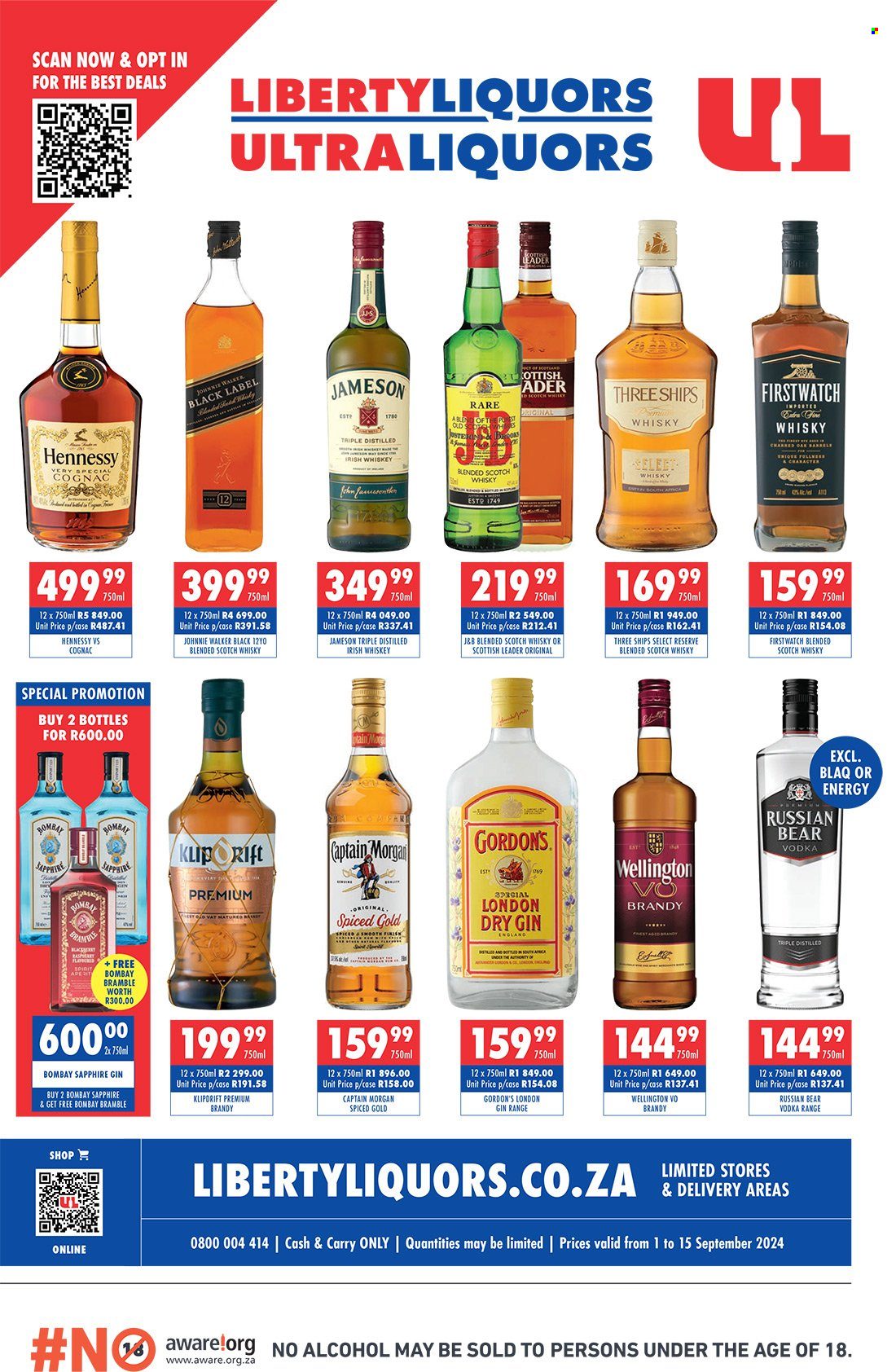 Liberty Liquors specials - 01/09/2024 - 15/09/2024. Page 1