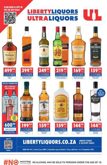 Liberty Liquors catalogue  - 01/09/2024 - 15/09/2024.