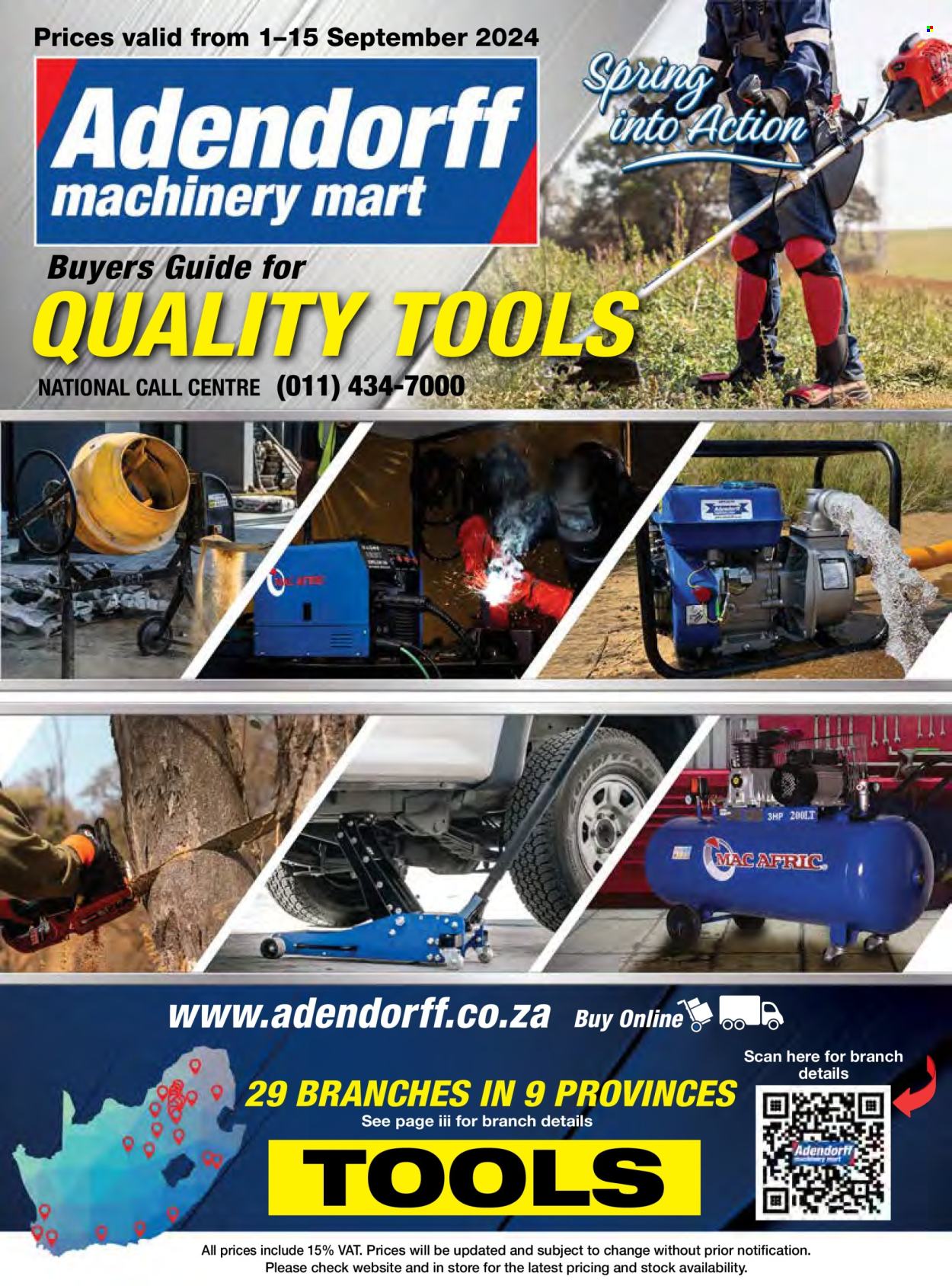 Adendorff Machinery Mart specials - 01/09/2024 - 15/09/2024. Page 1