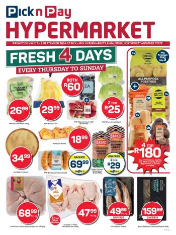 Pick n Pay Hypermarket catalogue  - 05/09/2024 - 08/09/2024.