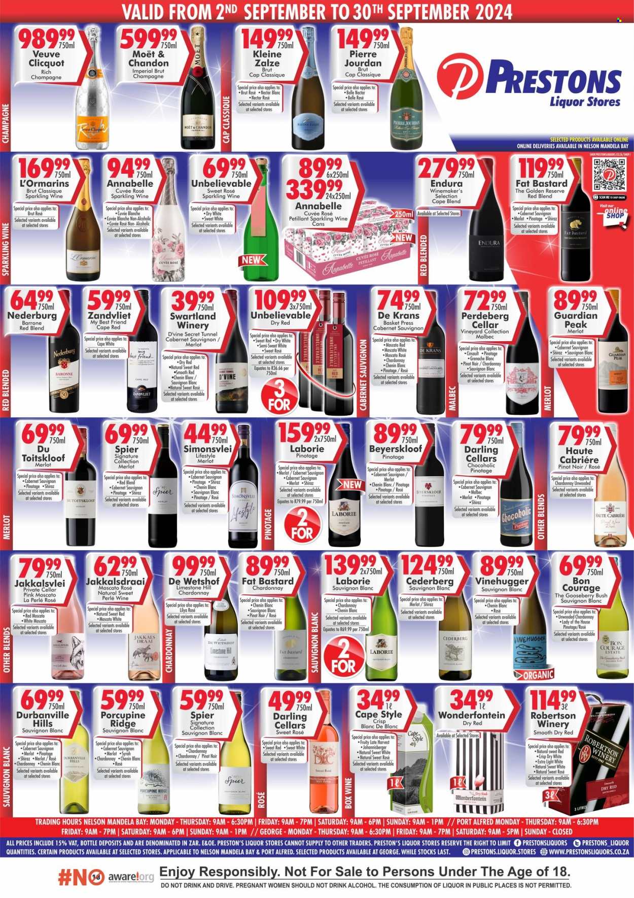 Prestons Liquor Stores specials - 05/09/2024 - 30/09/2024. Page 1