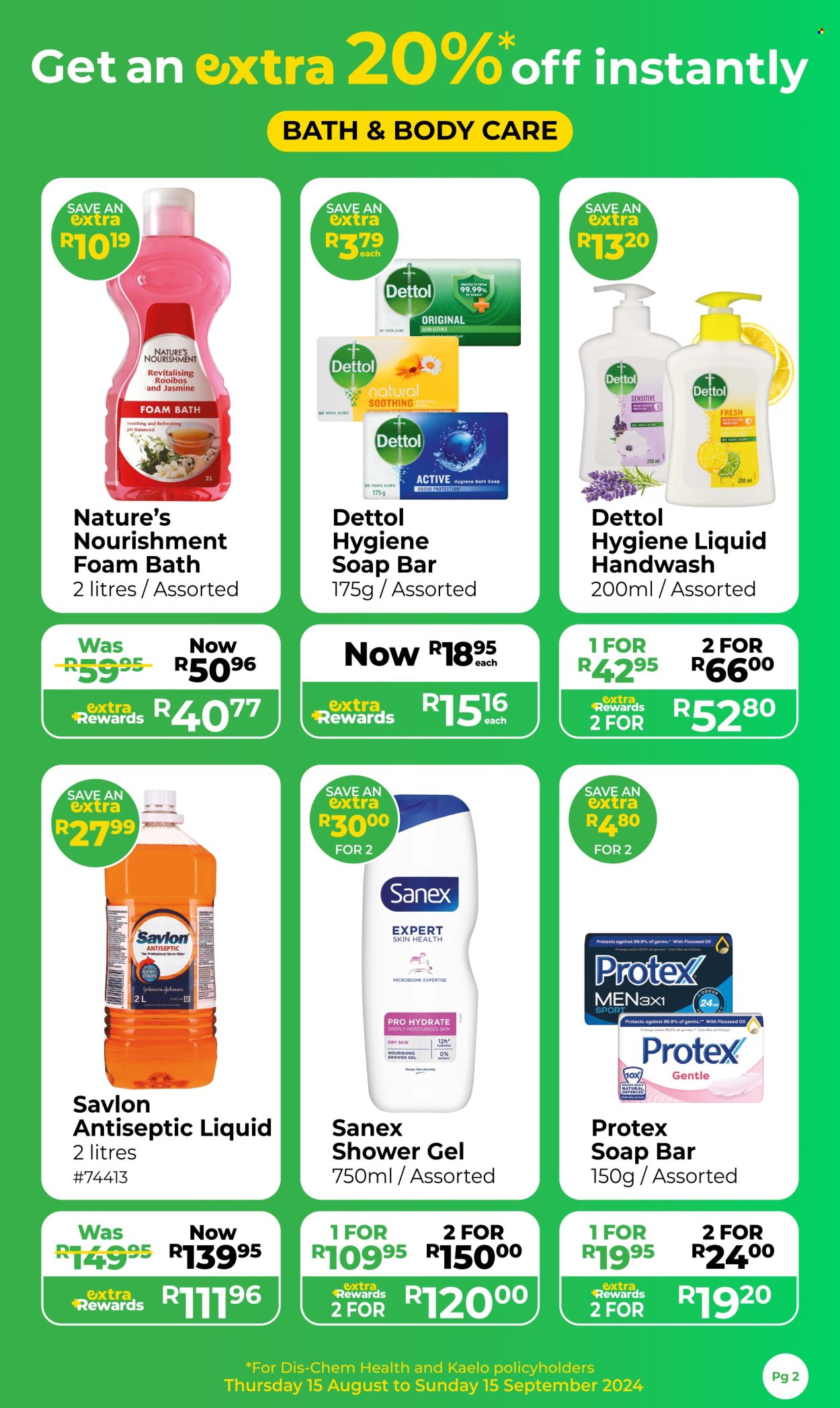 Dis-Chem specials - 15/08/2024 - 15/09/2024. Page 2