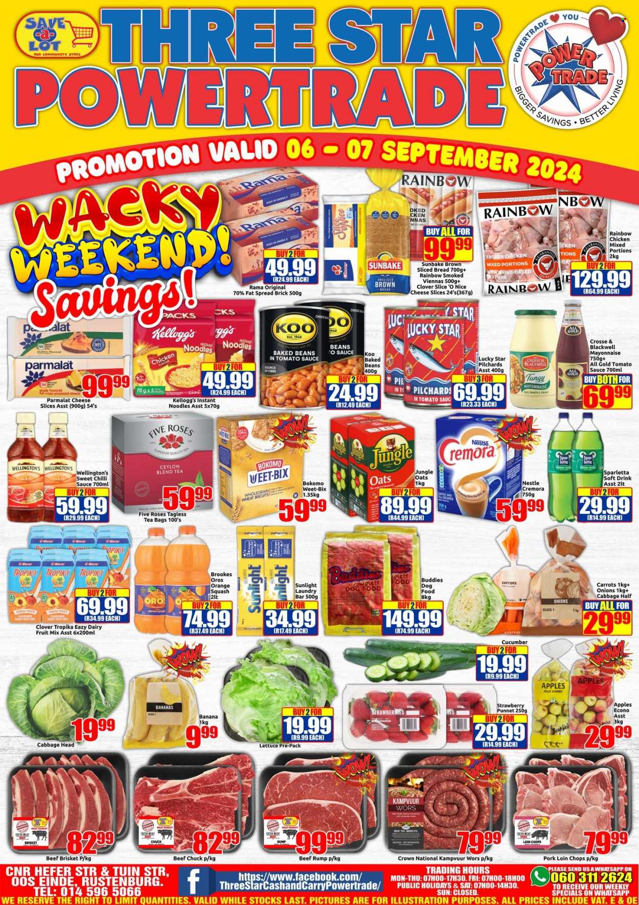 Three Star Cash and Carry specials - 06/09/2024 - 07/09/2024. Page 1