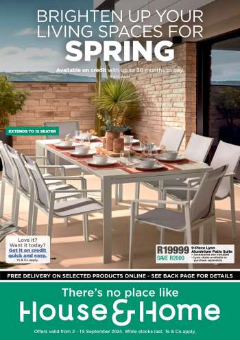 House & Home catalogue  - 02/09/2024 - 15/09/2024.